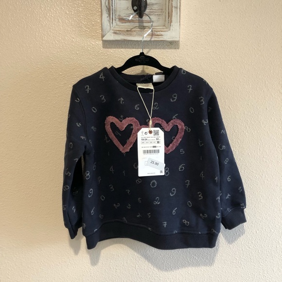 Zara Other - Zara girl crew neck sweater NWT Zara Other - Zara girl crew neck sweater NWT